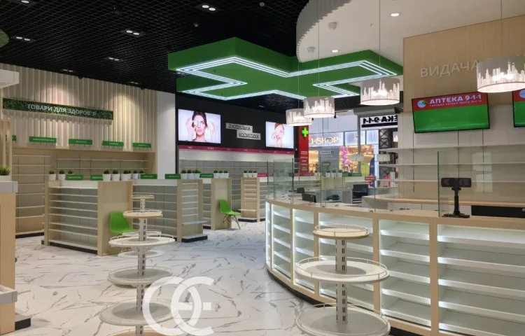 Medicine Shop Modular Design Interior Design 4