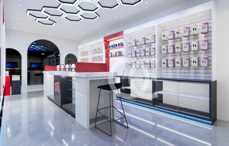 Mobile Phone Retail Kiosk with Showcase Furniture 4 (1)