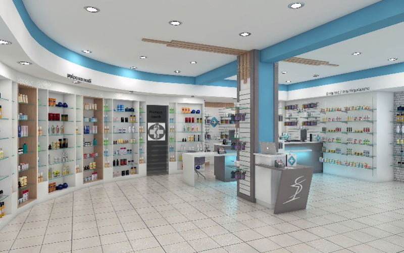 Modern Eczane İç Tasarımı (1)