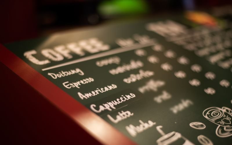 Ouyee - قائمة مقهى البار