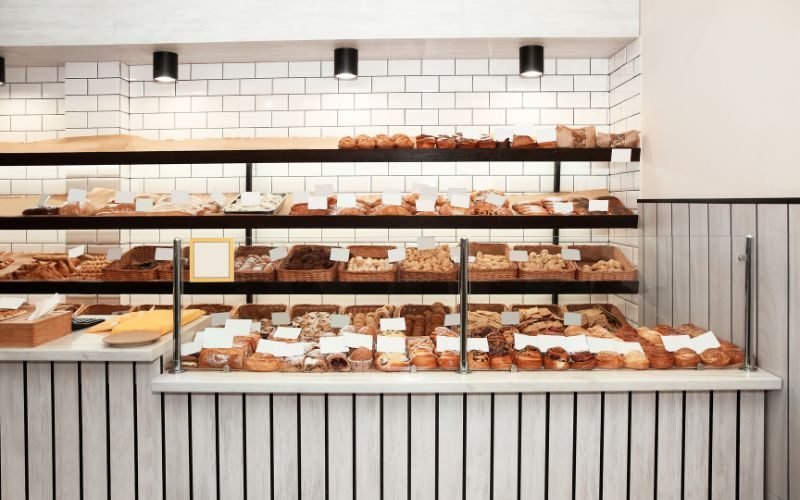 Pastry Showcases in Coffee Shop