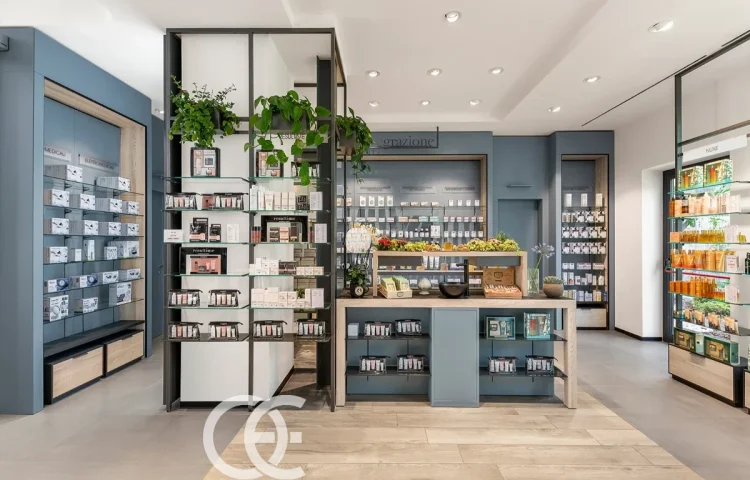 Pharmacy Logo Design Reception Desk 6