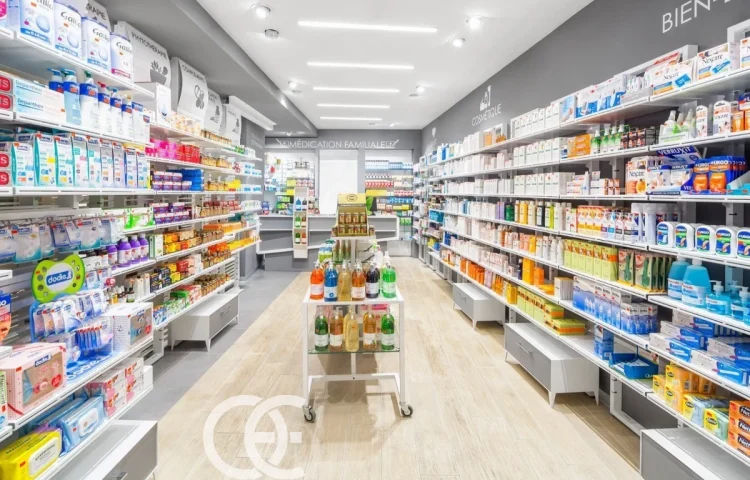 Innenarchitektur des Apothekenladens 4