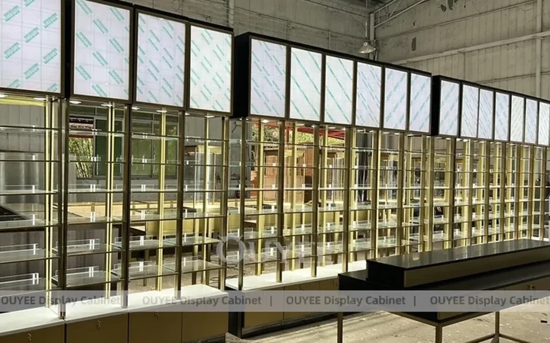 Diamond display cases by Ouyee Display