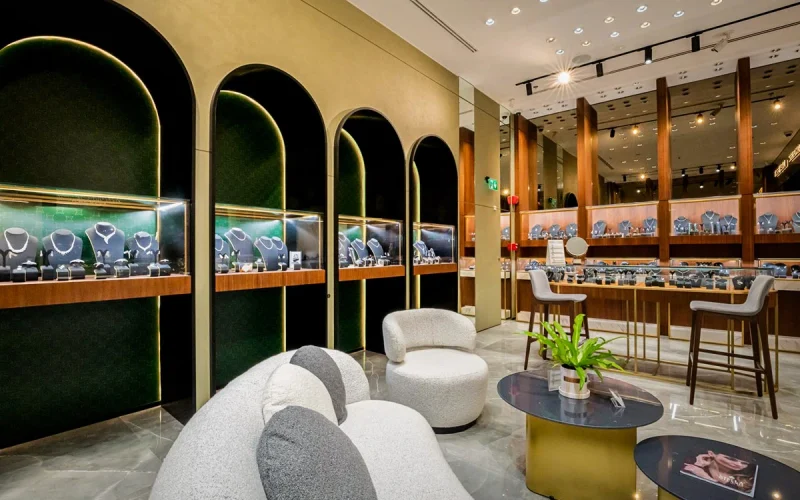 Jewelry store fixture materials for custom showcases and LED certification guide