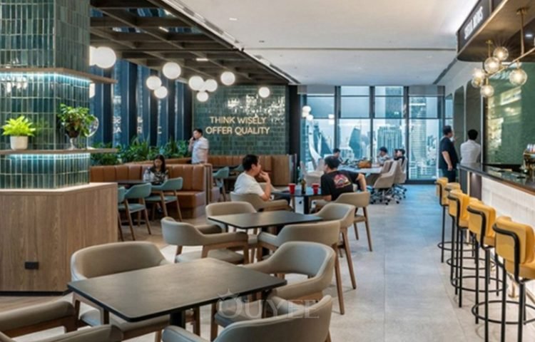 современные-кофейные-бар-интерьер-закаленные-полки (6)