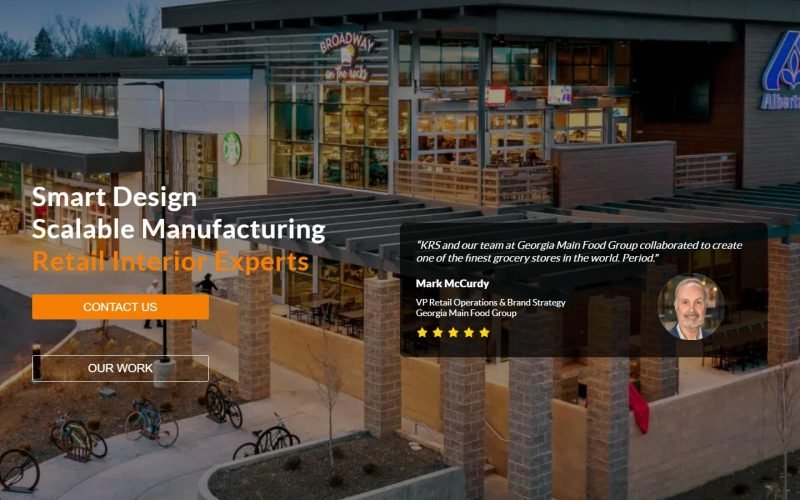 King Retail Solutions homepage di progettazione di generi alimentari